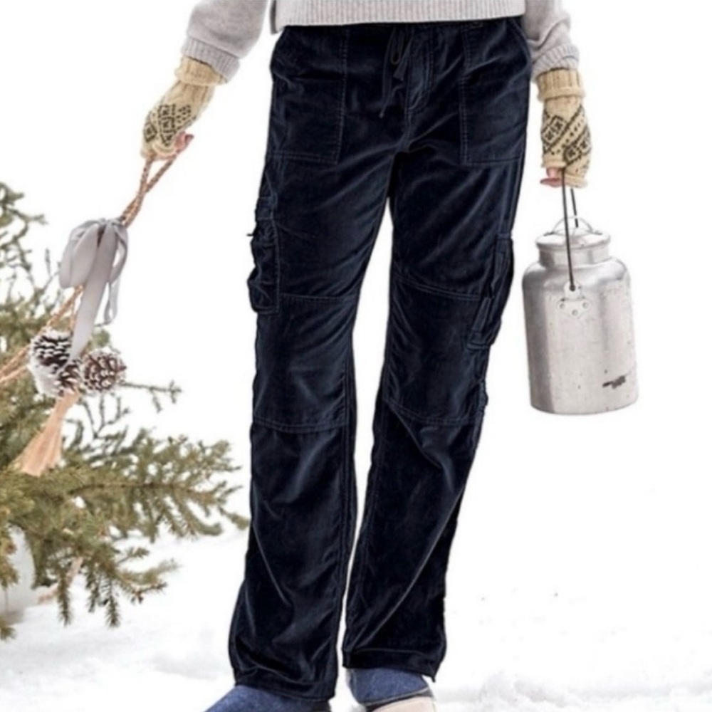 Sundance Nightfall Velvet Cargo Pants size 14P